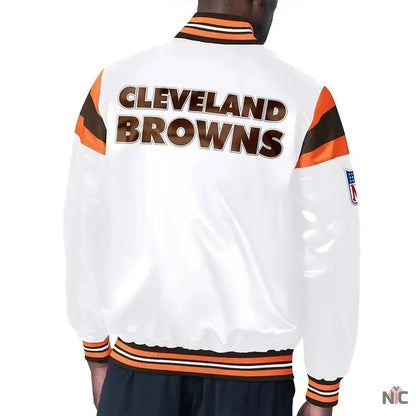 Cleveland Browns Midweight Satin Jacket