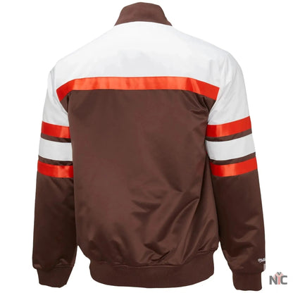 Cleveland Browns Team Players Satin Varsity Jacket