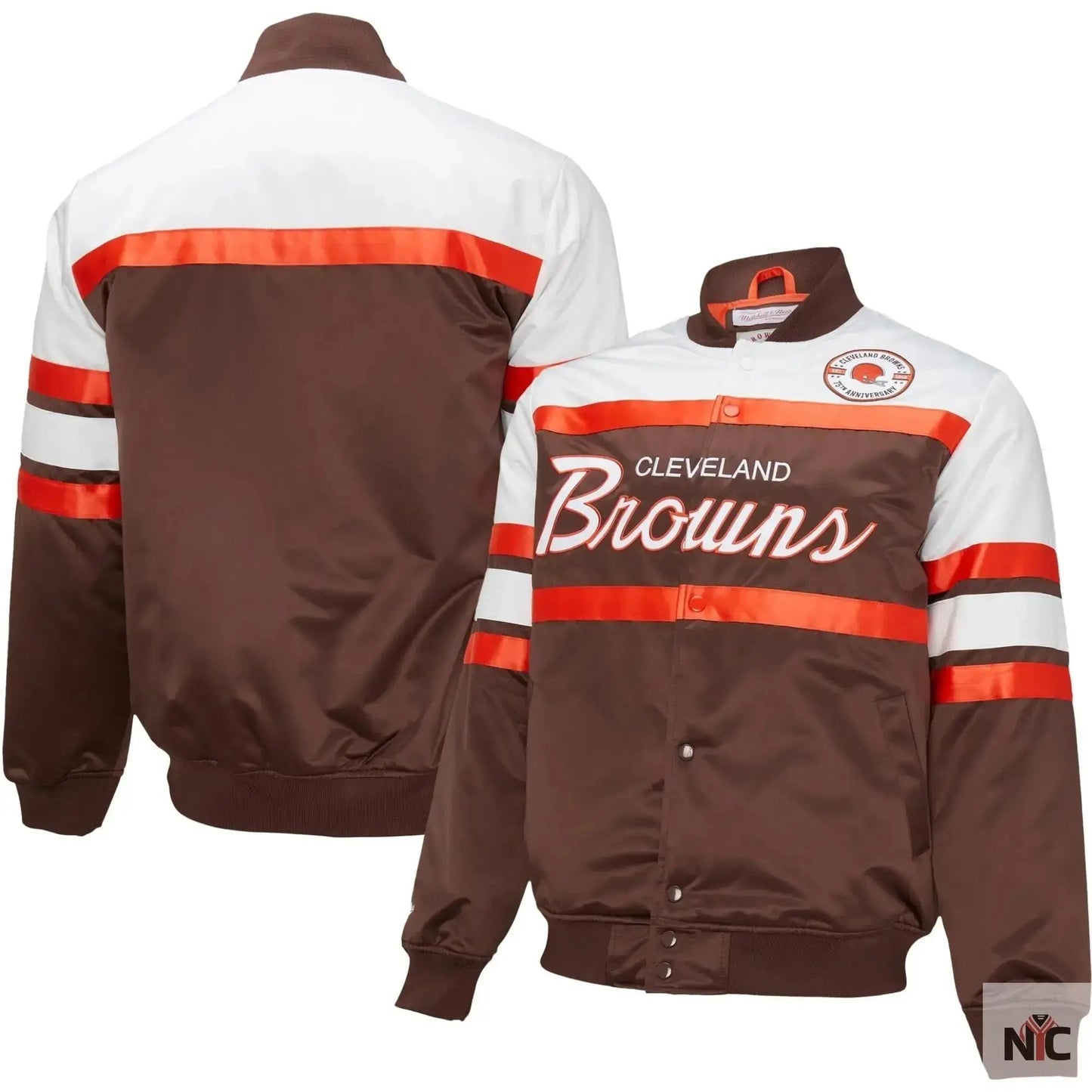 Cleveland Browns Team Players Satin Varsity Jacket