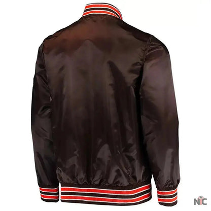 Cleveland Browns The Diamond Retro Satin Jacket