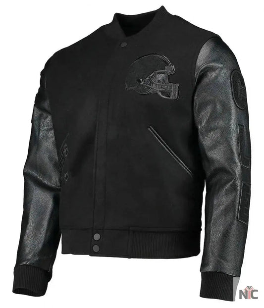 Cleveland Browns Varsity Black Jacket