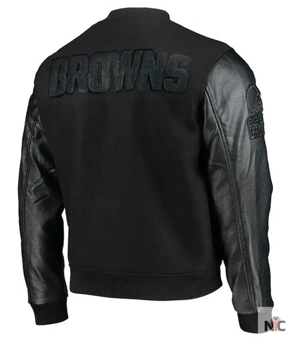 Cleveland Browns Varsity Black Jacket