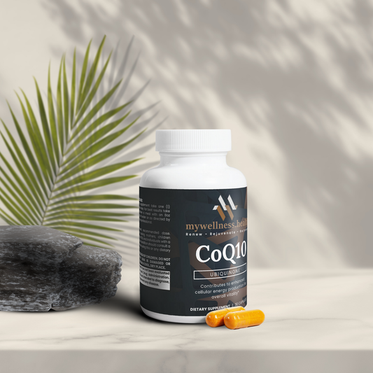 CoQ10 Ubiquinone 100mg - Natural Heart & Energy Support Capsules