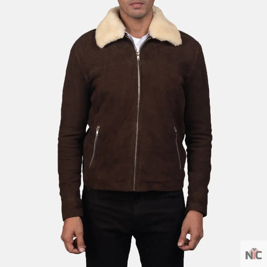 Coffner Brown Shearling Fur Jacket