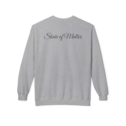 Colorful Skate Like Nobody's Watching Unisex Fleece Crewneck Sweatshirt