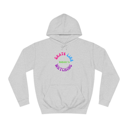 Colorful Skate Like Nobody's Watching Unisex Hoodie