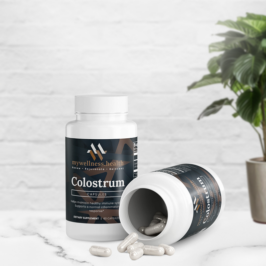 Natural Colostrum Capsules 500mg - Immune Support Supplement