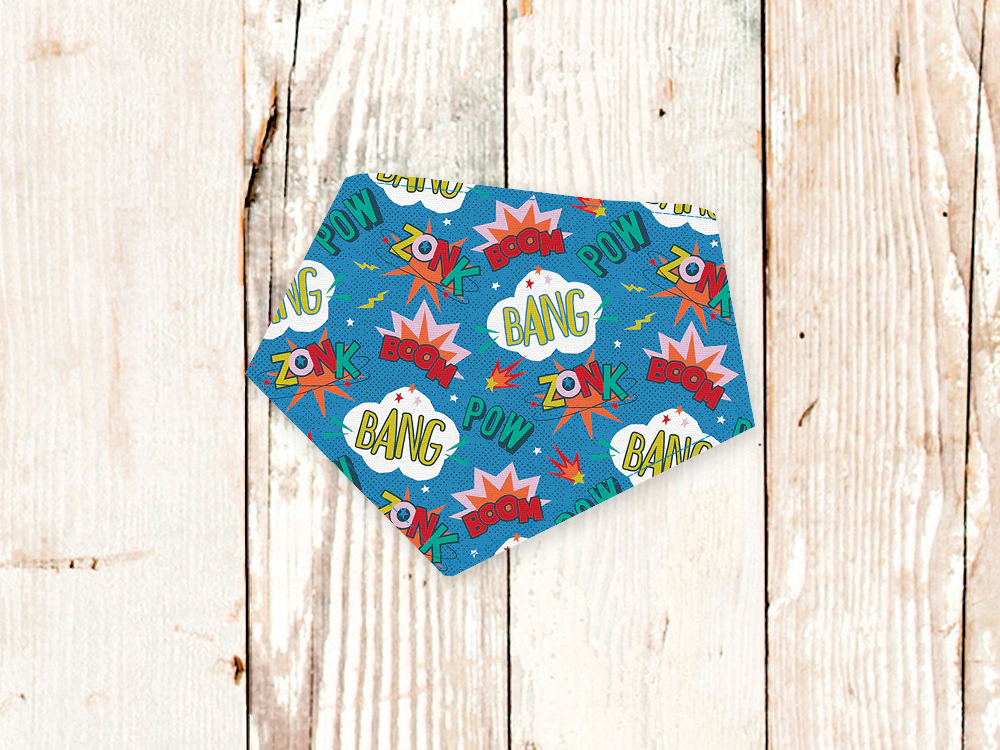 "Comic Book" Dog Bandana