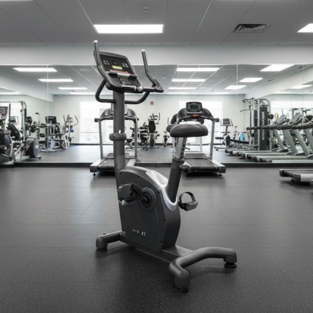 Commercial Upright Bike - LED Screen - Muscle D Fitness -  Adjustable Seat - Standalone