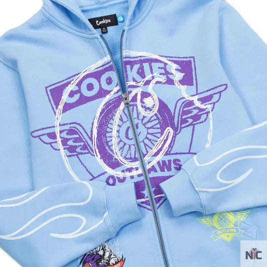 Cookies Outlaws Full Zip Pullover Hoodie