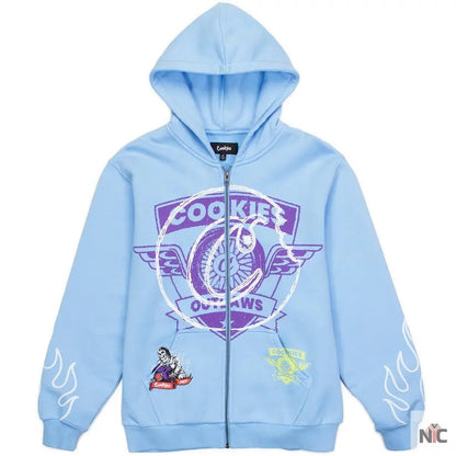 Cookies Outlaws Full Zip Pullover Hoodie