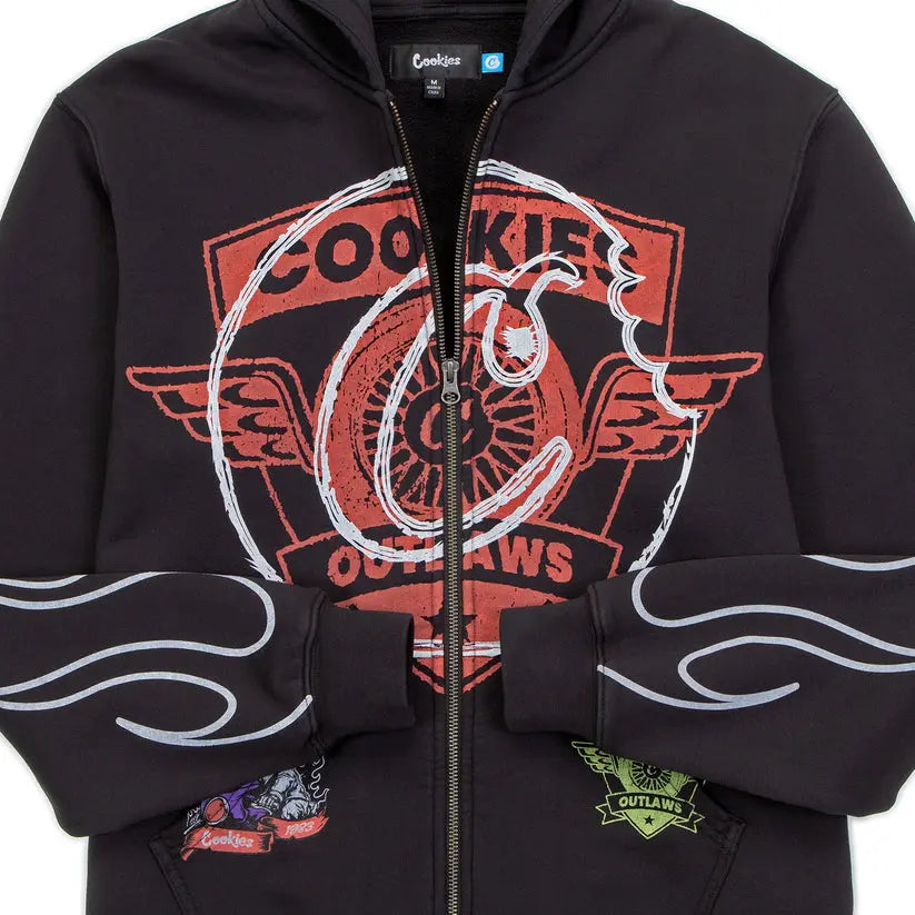Cookies Outlaws Full Zip Pullover Hoodie