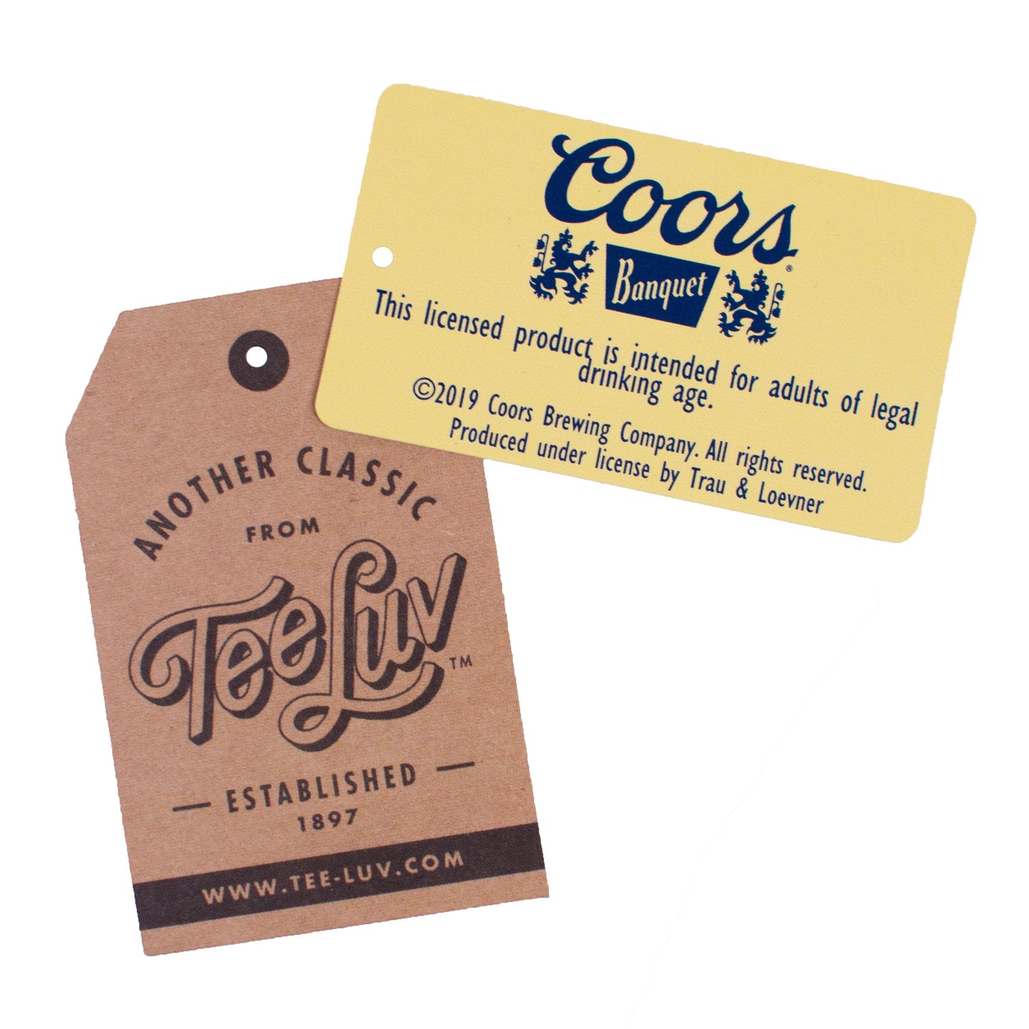 Coors Banquet Beer Front Back T-Shirt - White