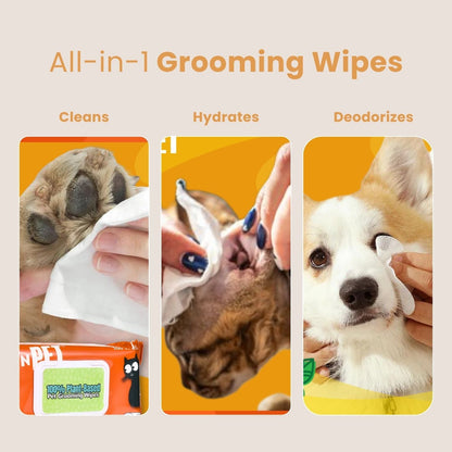 Dog Wipes Cleaning & Deodorizing 400 Count