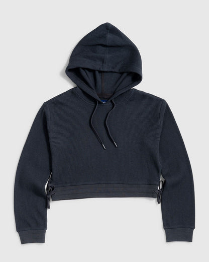 EcoKnit™ Cropped Thermal Hoodie