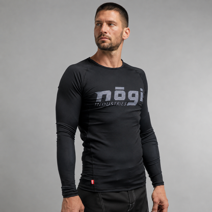 Core Long Sleeve Rash Guard - BLACK