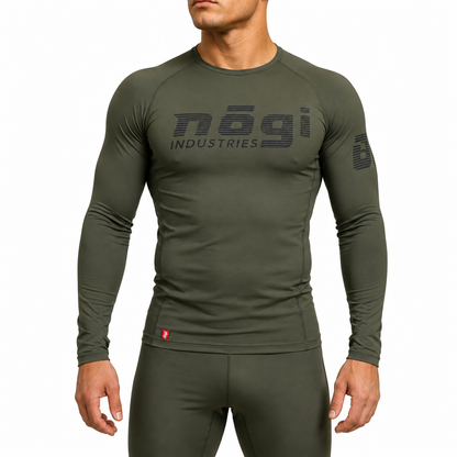 Core Long Sleeve Rash Guard - FURY GREEN