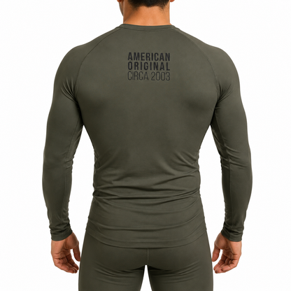 Core Long Sleeve Rash Guard - FURY GREEN