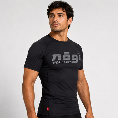 Core Short Sleeve Rash Guard - BLACK
