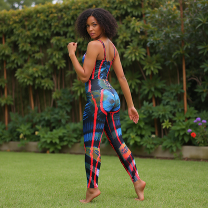 Crimson Contour Petal High Waist Leggings