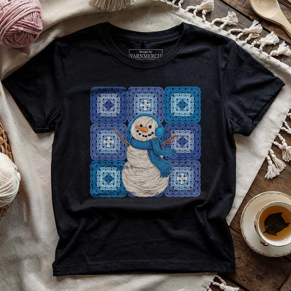 Crochet Snowman T-shirt