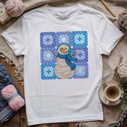 Crochet Snowman T-shirt
