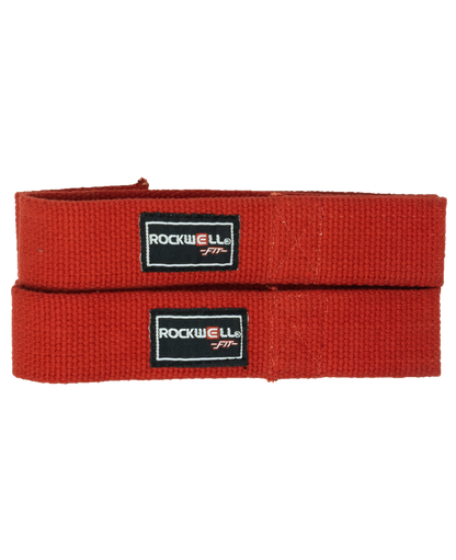 Rockwell Fit™ Lifting Straps (Red)