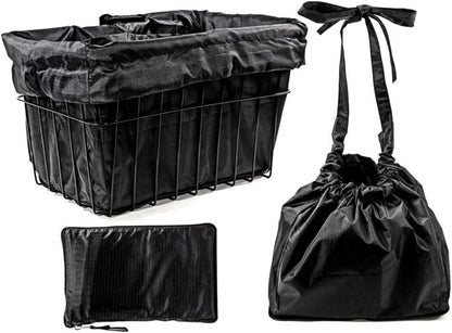 Cruiser Candy Bicycle Basket Liner 15 "x 12" x 10" (Black)