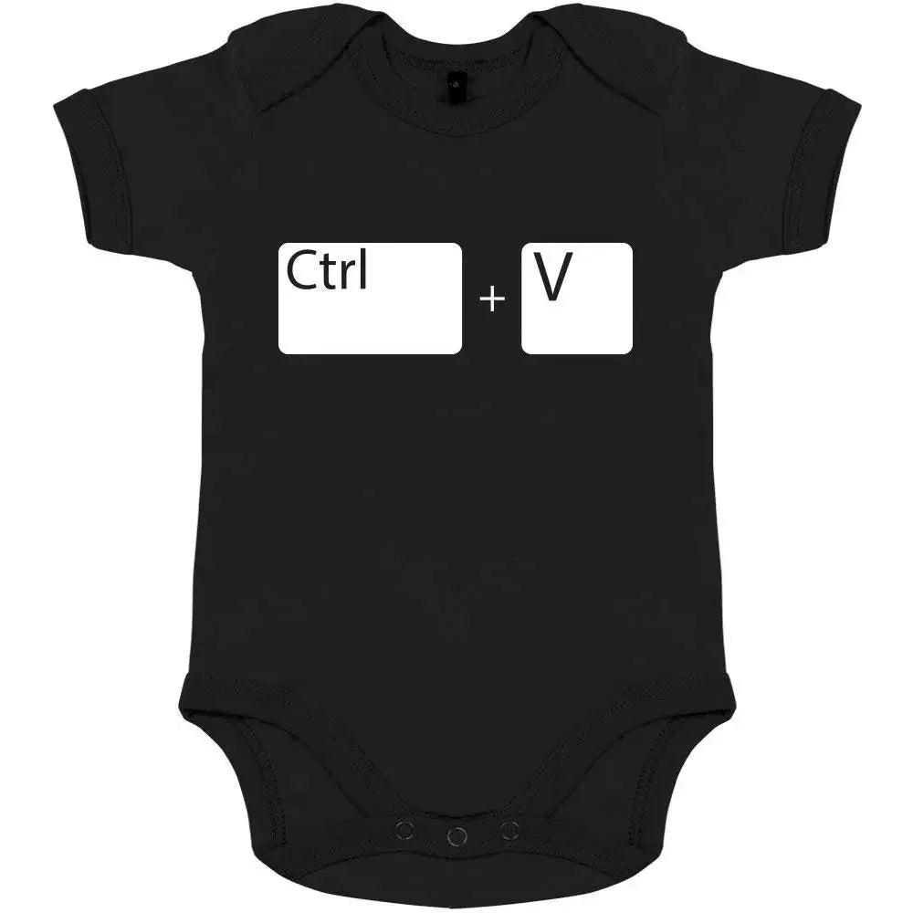 Ctrl + C and Ctrl + V Dad and Child Matching Outfit
