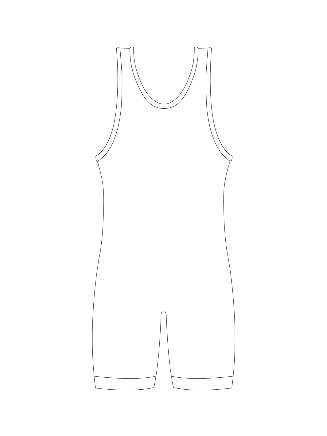 Custom Standard Cut Singlet (Compression Cuffs)