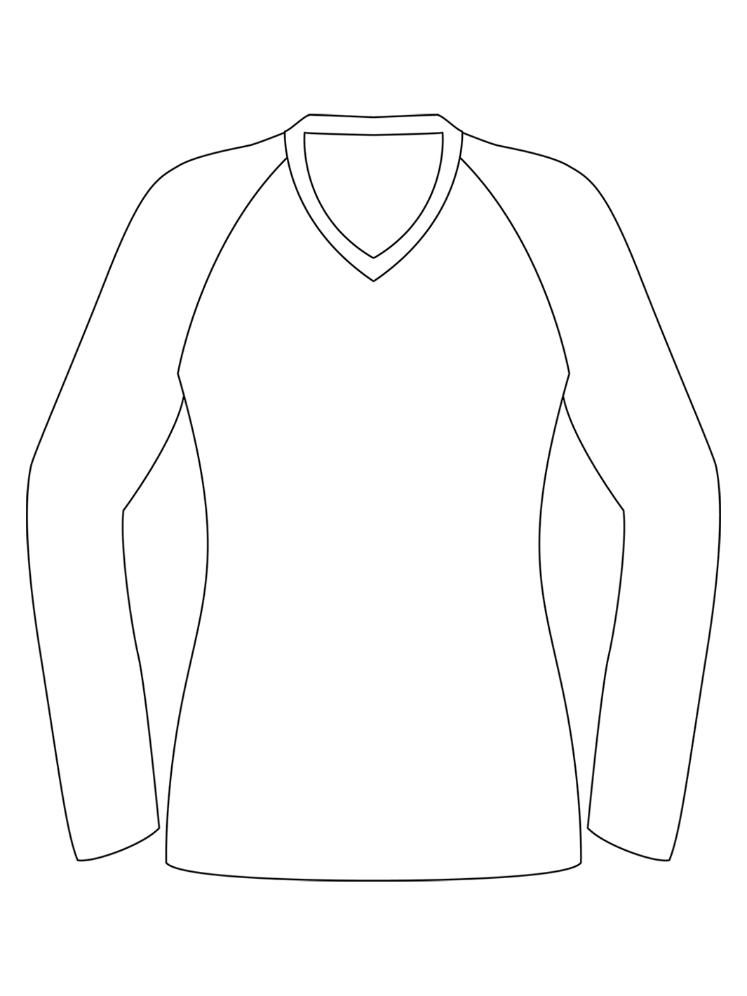 Custom Long Sleeve Volleyball Jersey