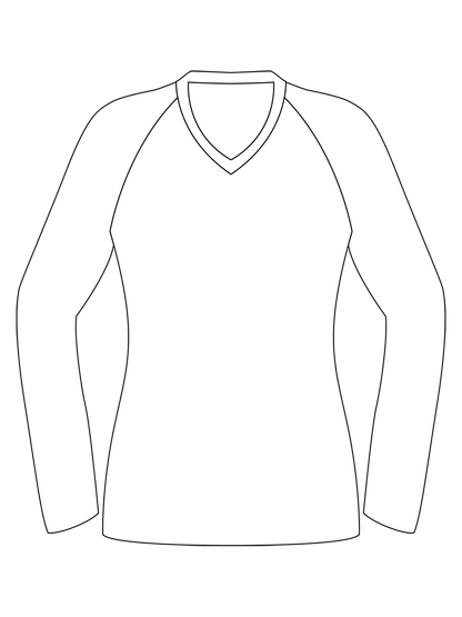Custom Long Sleeve Volleyball Jersey