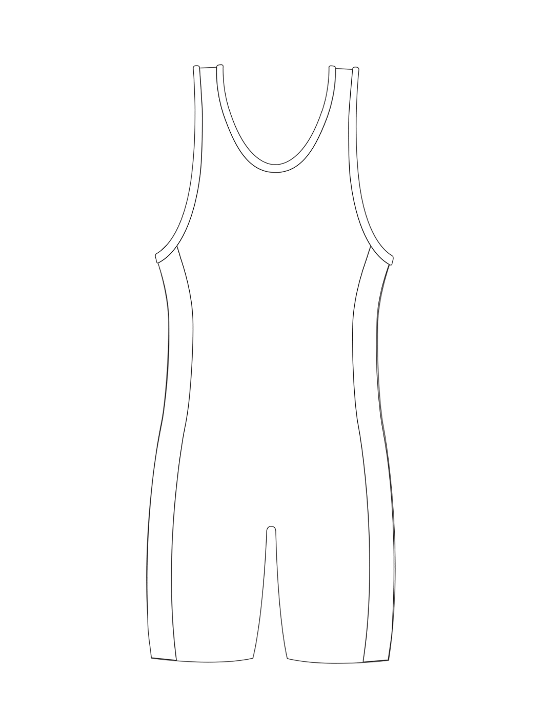 Custom Standard Cut Singlet (w/ Side Panels)