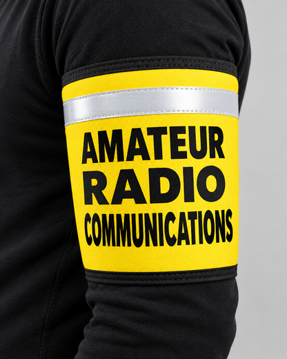 Custom Adjustable AMATEUR RADIO COMMUNICATIONS Armband