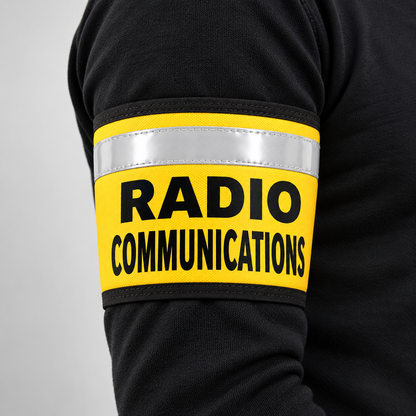 Custom Adjustable RADIO COMMUNICATIONS Armband