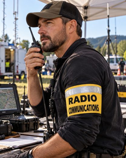 Custom Adjustable RADIO COMMUNICATIONS Armband