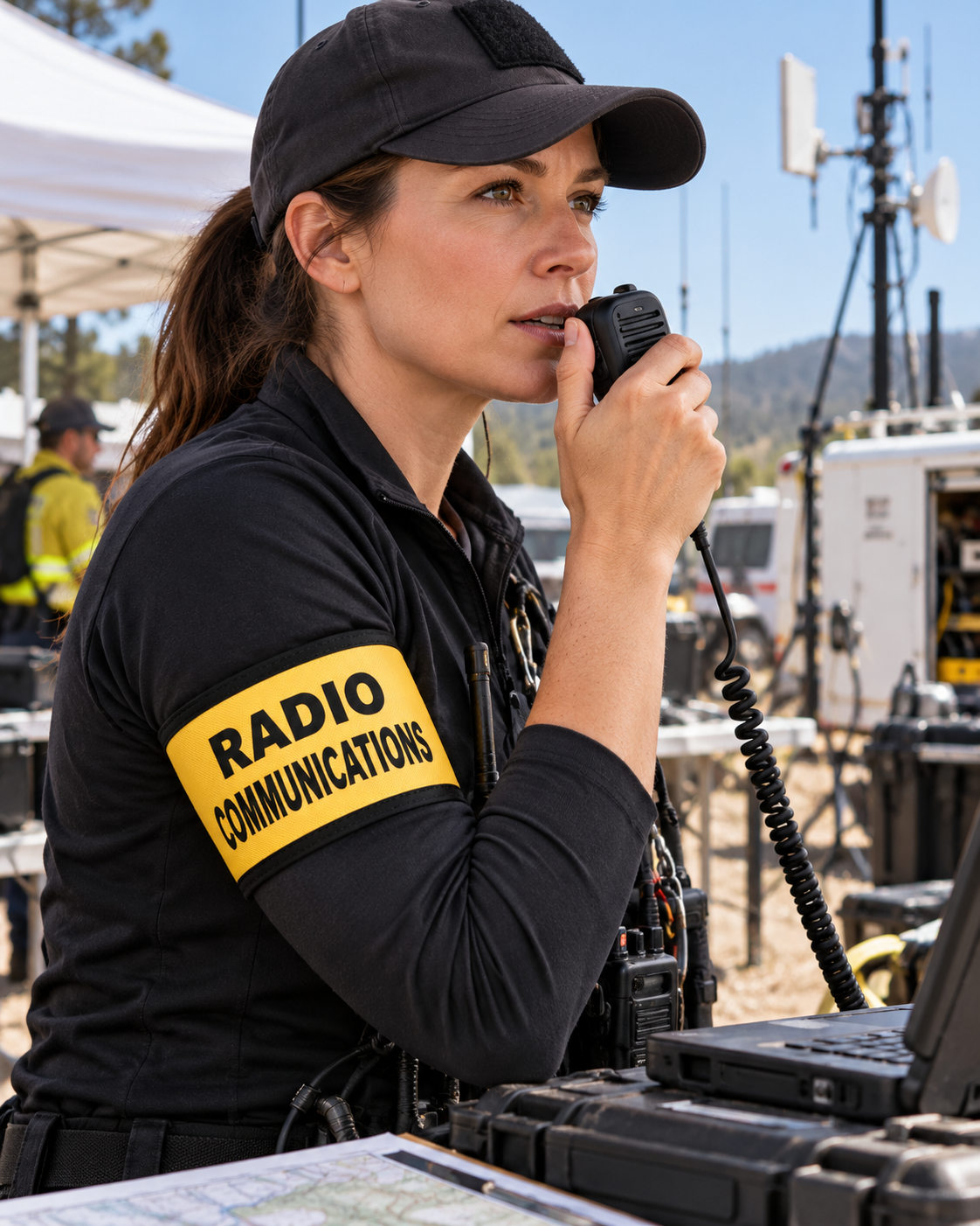 Custom Adjustable RADIO COMMUNICATIONS Armband