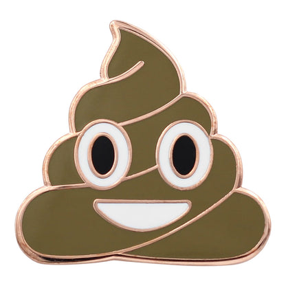 Poop Emoji Pin Series - Poop Enamel Pin Series in Many Different Colors