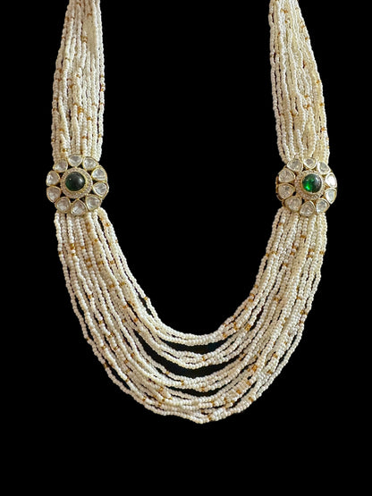 DLN99 Pearl brooch mala ( READY TO SHIP )