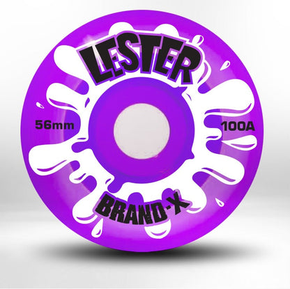 Lester Kasai HARD TRANSLUCENT Wheels 56mm/100a