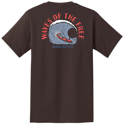 Koloa Waves Of The Free Heavyweight T-Shirt