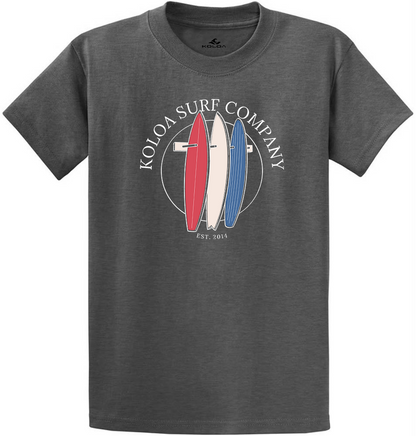 Koloa Surfboard Stack Heavyweight T-Shirt