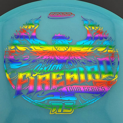 2020 Glow Champion Firebird - Blue/Rainbow Foil - Nate Sexton TS