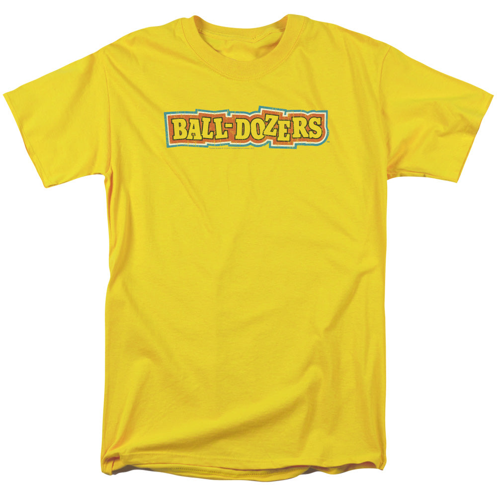 Dubble Bubble Balldozers Mens T Shirt Yellow Officially Licensed