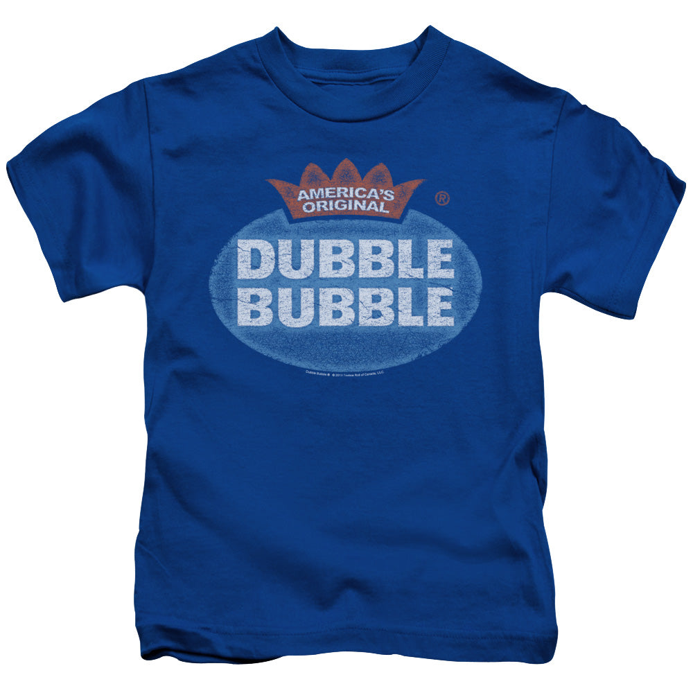 Dubble Bubble Vintage Logo Juvenile Kids Youth T Shirt Royal Blue (7) Officially Licensed