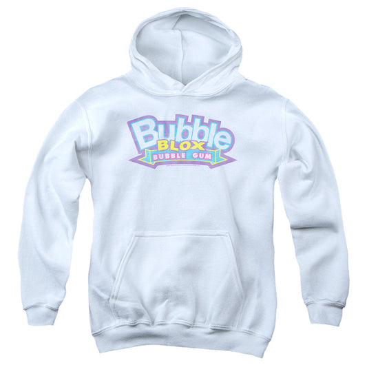 Dubble Bubble Bubble Blox Kids Youth Hoodie White Officially Licensed