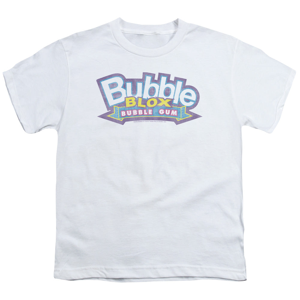 Dubble Bubble Bubble Blox Kids Youth T Shirt White Officially Licensed
