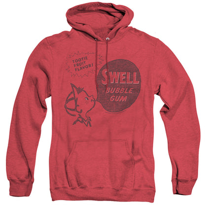 Dubble Bubble Swell Gum Heather Mens Hoodie Red Officially Licensed