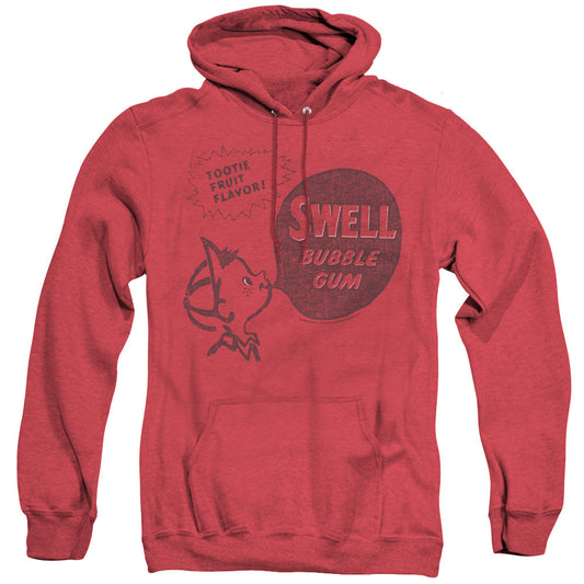 Dubble Bubble Swell Gum Mens Heather Hoodie Red Officially Licensed