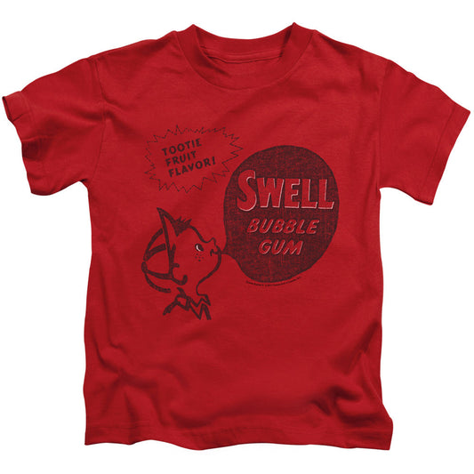 Dubble Bubble Swell Gum Juvenile Kids Youth T Shirt Red (4) Officially Licensed